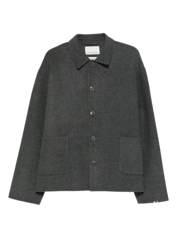 Extreme Cashmere Single-breasted Jacket in Grey