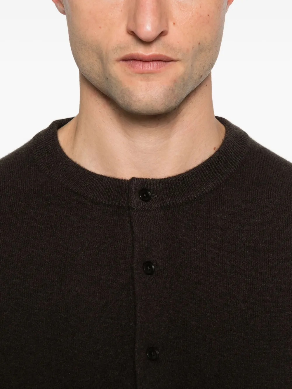 Extreme Cashmere Cashmere Blend Cardigan In Brown