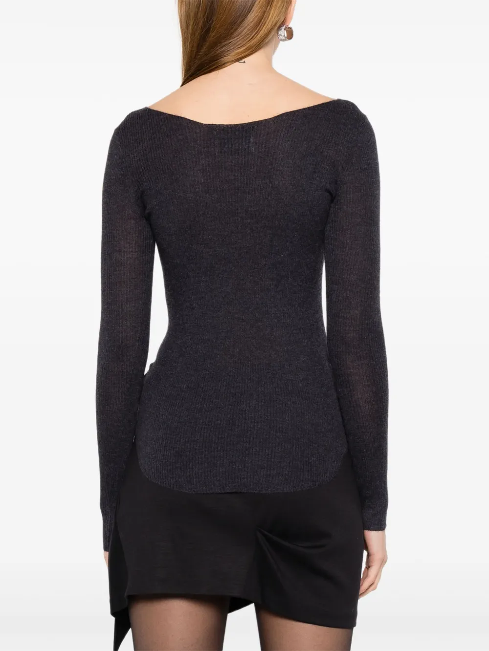 ISABEL MARANT Trui met boothals Grijs