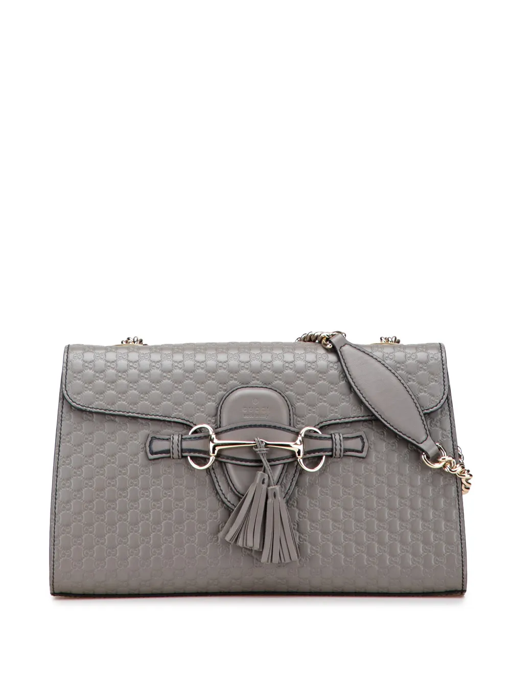 Gucci Pre-Owned 2016-2025 Medium Microguccissima Emily shoulder bag | Grey | Image 1