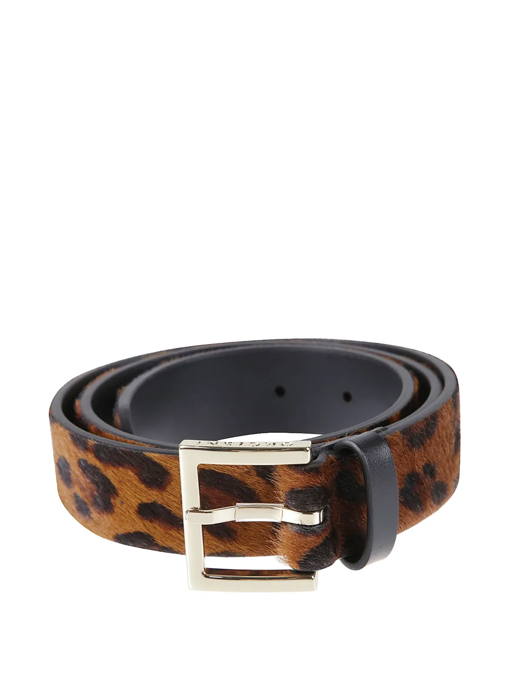 Orciani leopard-print leather belt | marrón | Image 1