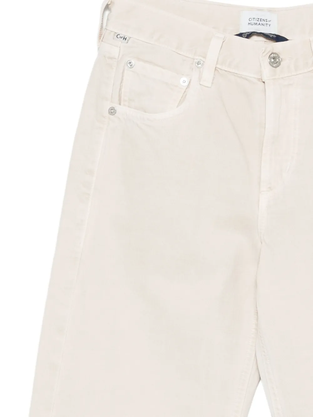 Citizens of Humanity Jeans met wijde pijpen Beige