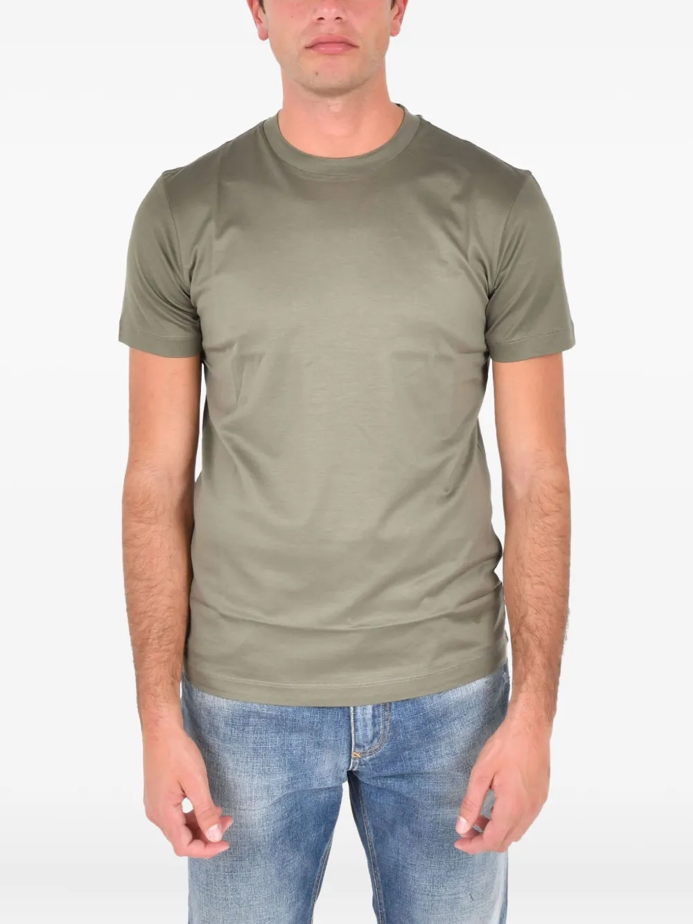 Emporio Armani playera con cuello redondo | verde | Image 1