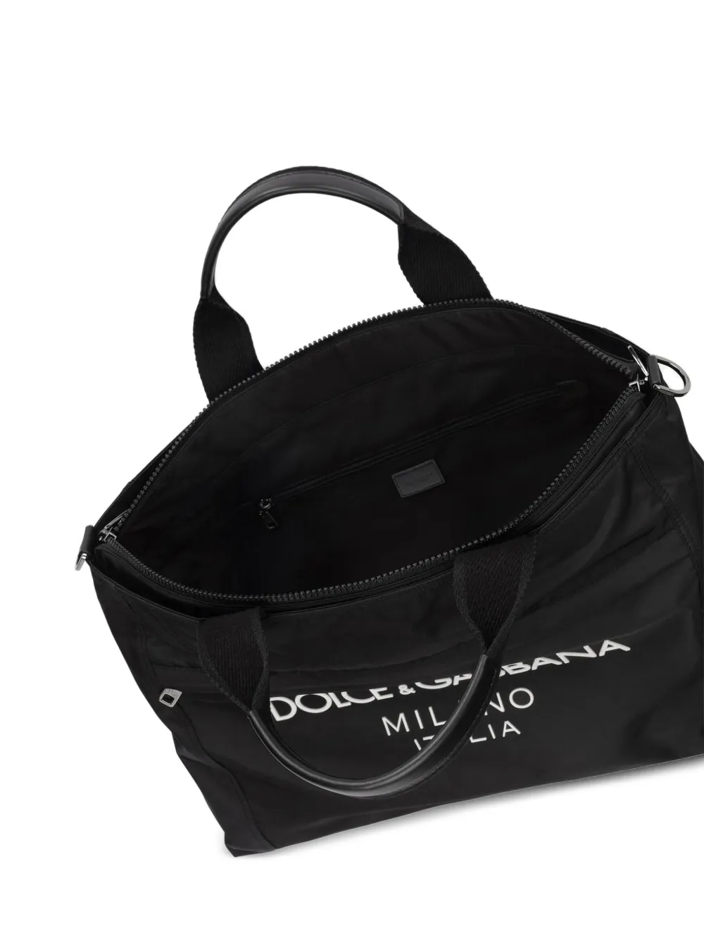 Dolce & Gabbana Shopper met logoband Zwart