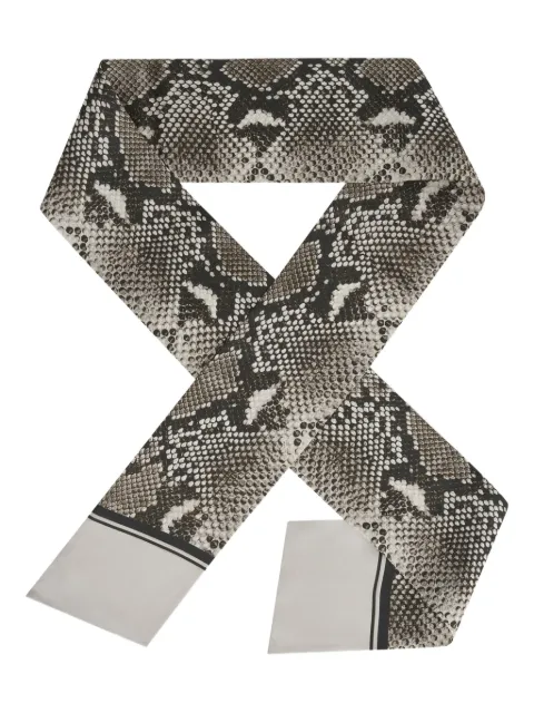 POTAMY snake-print scarf