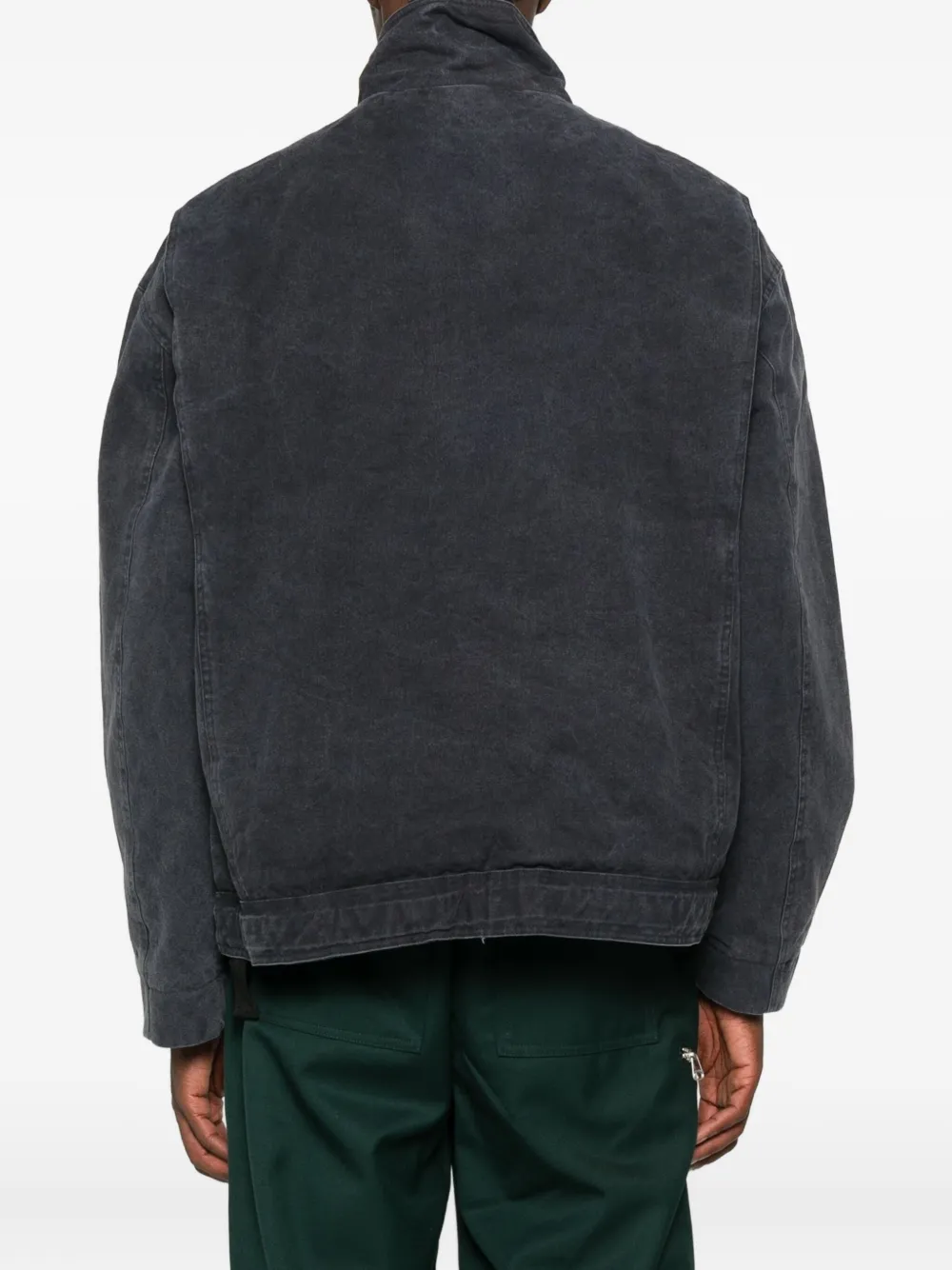 OAMC Peacemaker Denim jack met rits Zwart