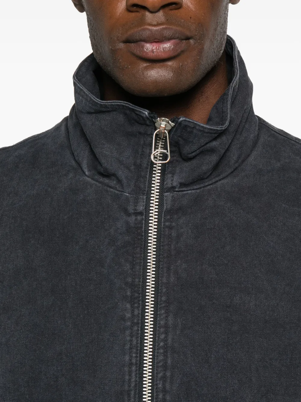 OAMC Peacemaker Denim jack met rits Zwart