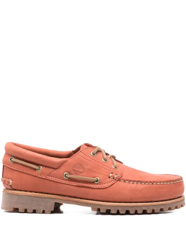 Timberland レザー デッキシューズ Timberland レザー デッキシューズ | レッド | FARFETCH JP