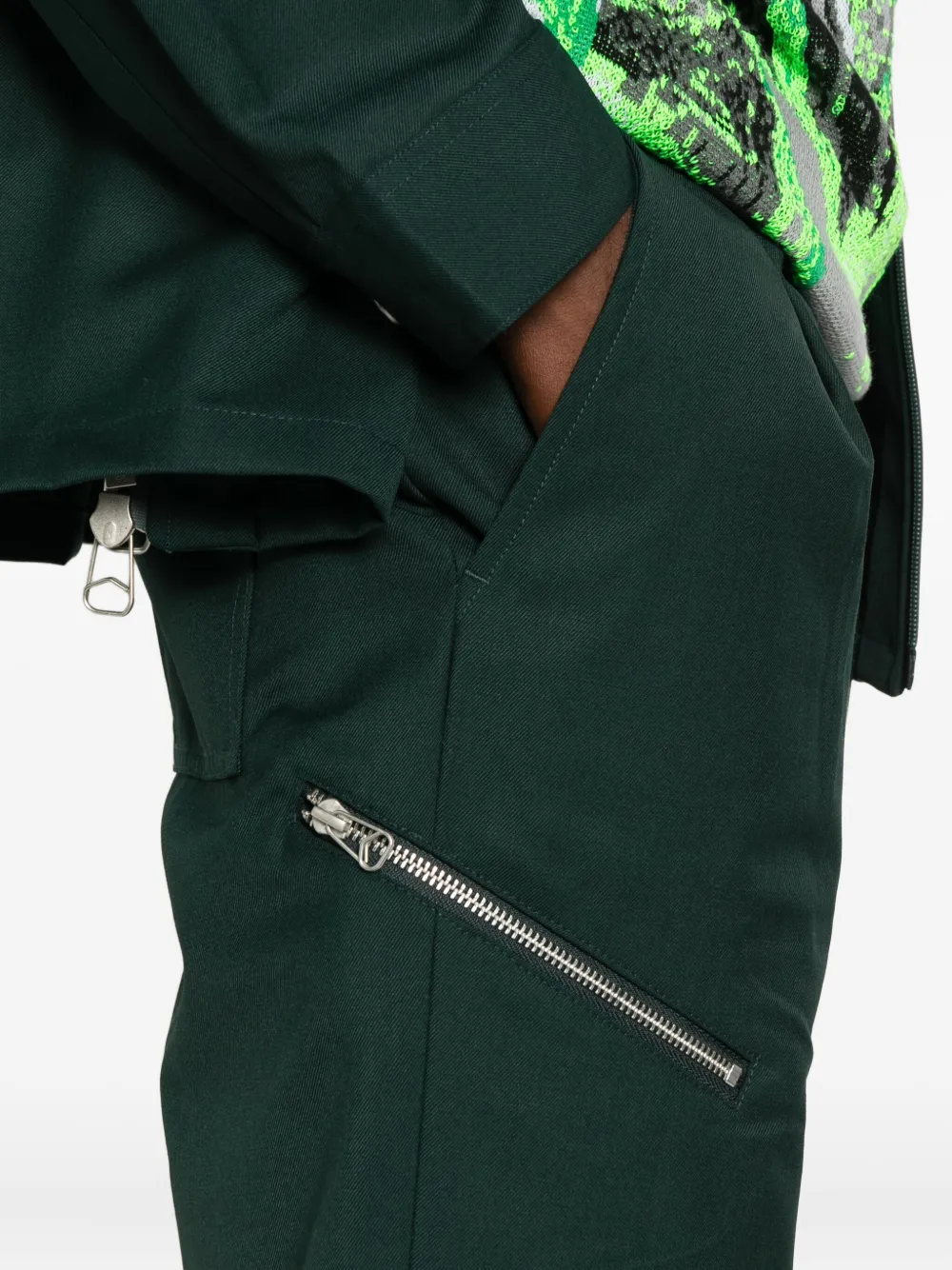 OAMC Peacemaker Broek met rits Groen