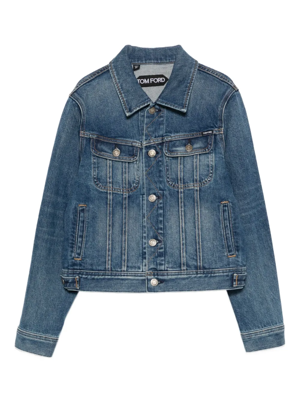 TOM FORD buttoned denim jacket | Blue | Image 1