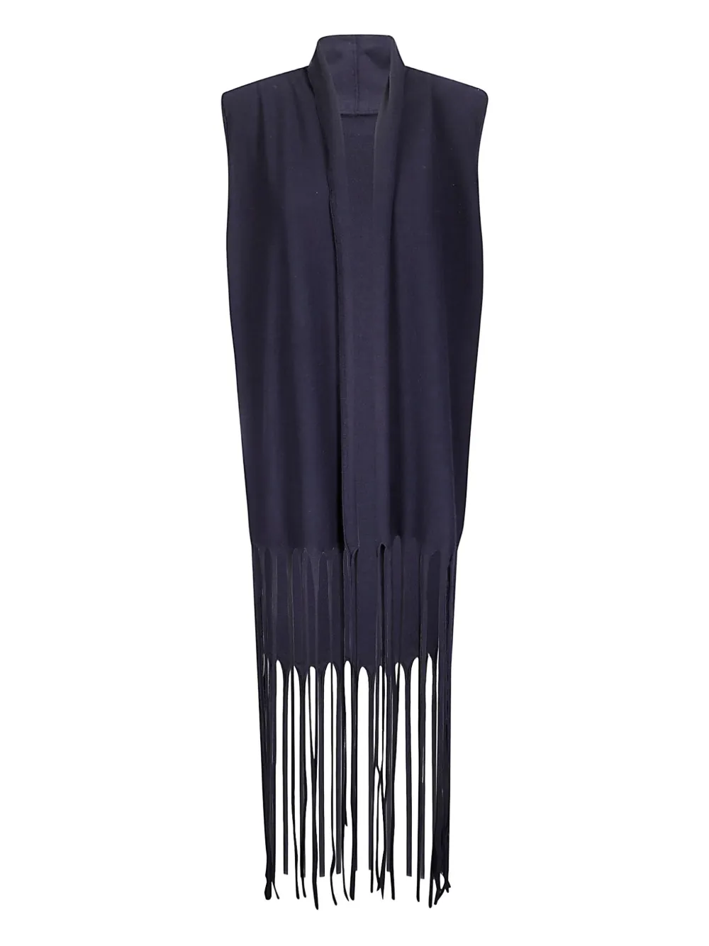 Archivio B Fringed Sweater In Blue