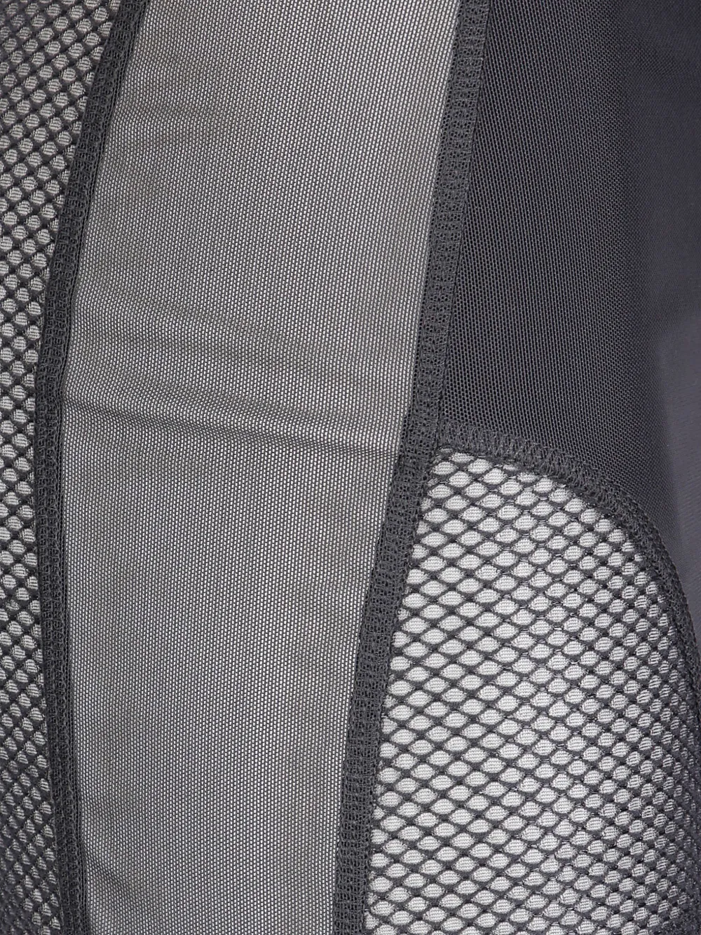 Knwls Mesh Velvet Tape Skirt In Gray