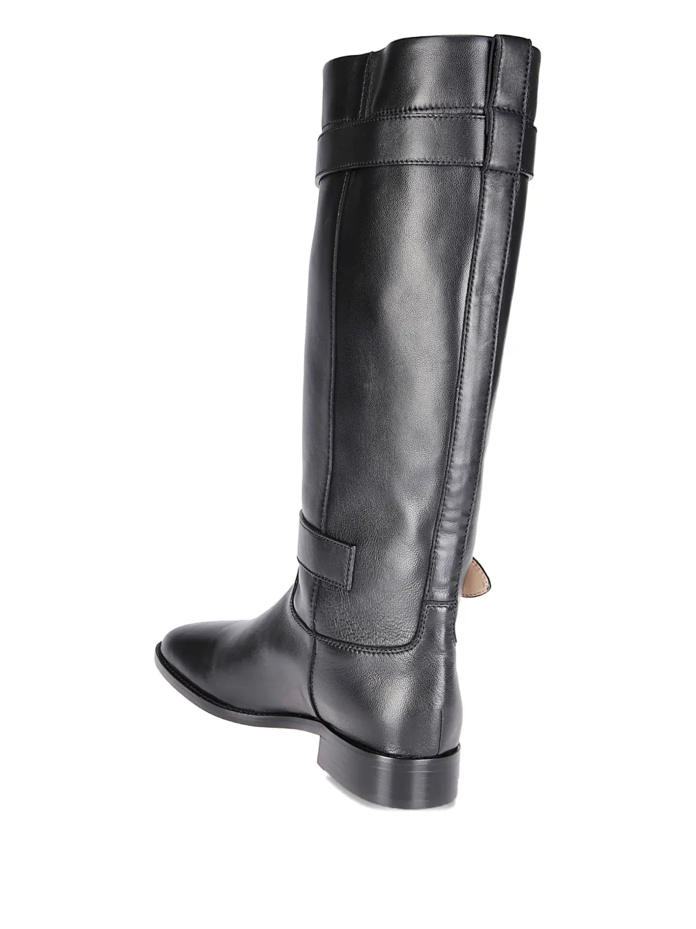 Niccolò Pasqualetti Obliqua Zip Buckle Boots In Black