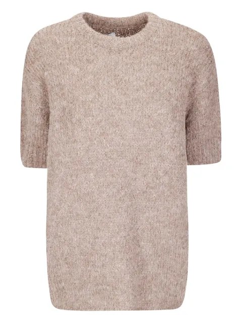 THIBAULT VAN DER STRAETE ribbed short-sleeve sweater