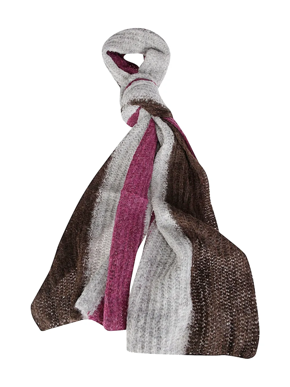 Thibault Van Der Straete Ribbed -knit Scarf In Multi