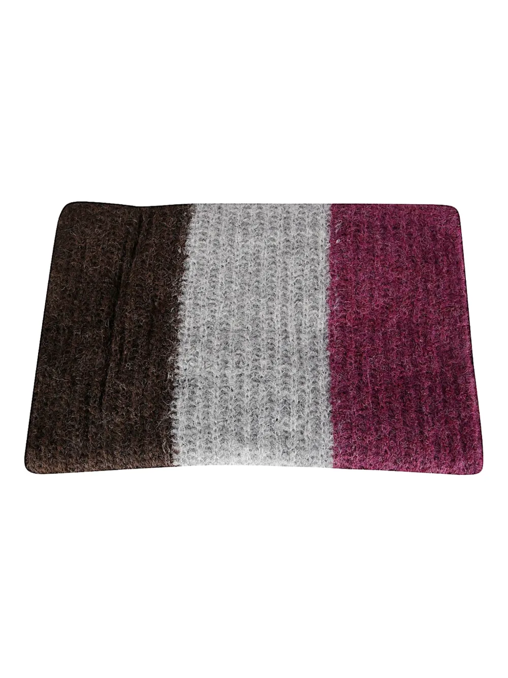 THIBAULT VAN DER STRAETE ribbed -knit scarf - Grijs