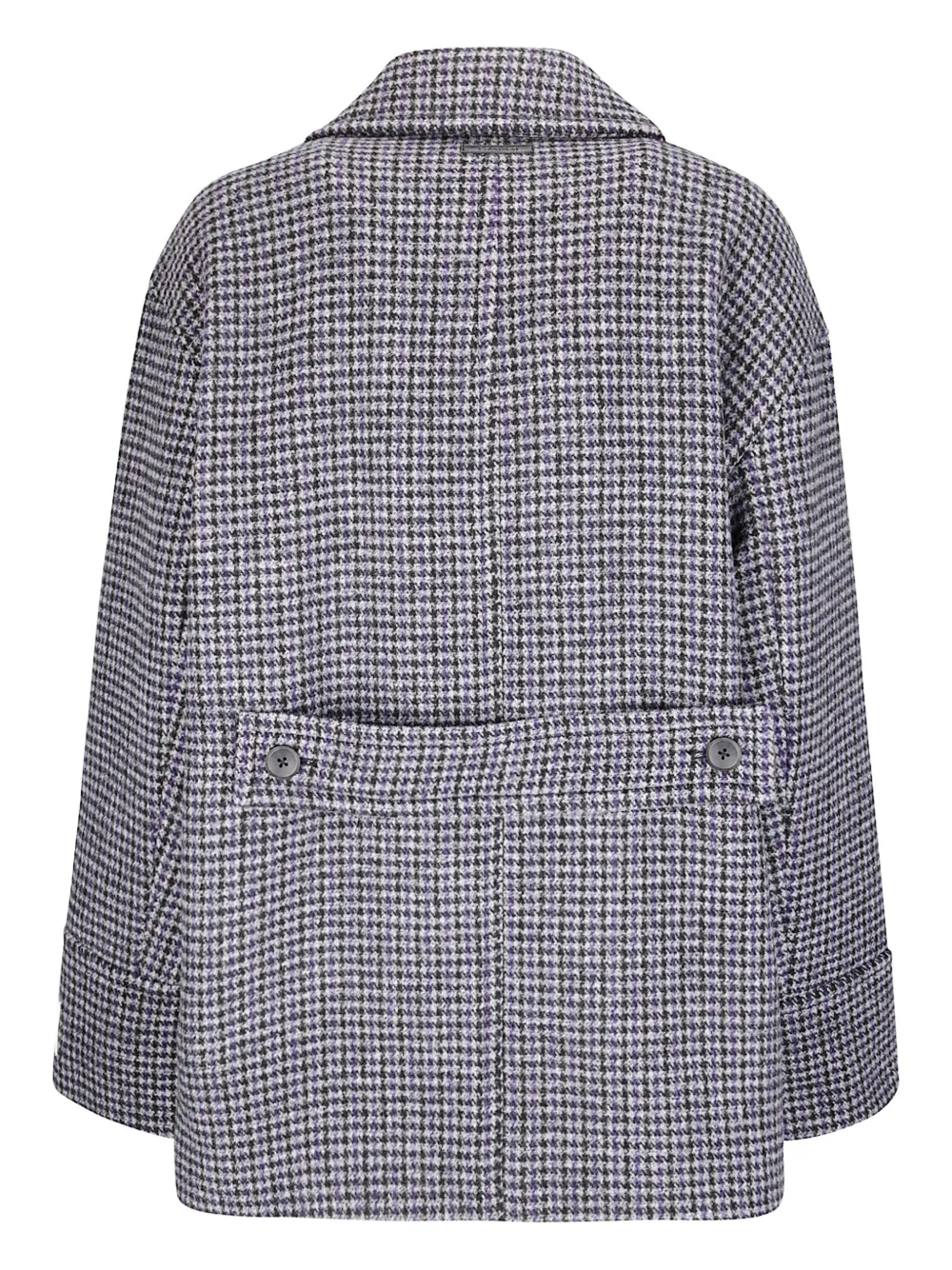 Calvin Klein Double-breasted Peacoat In Multi