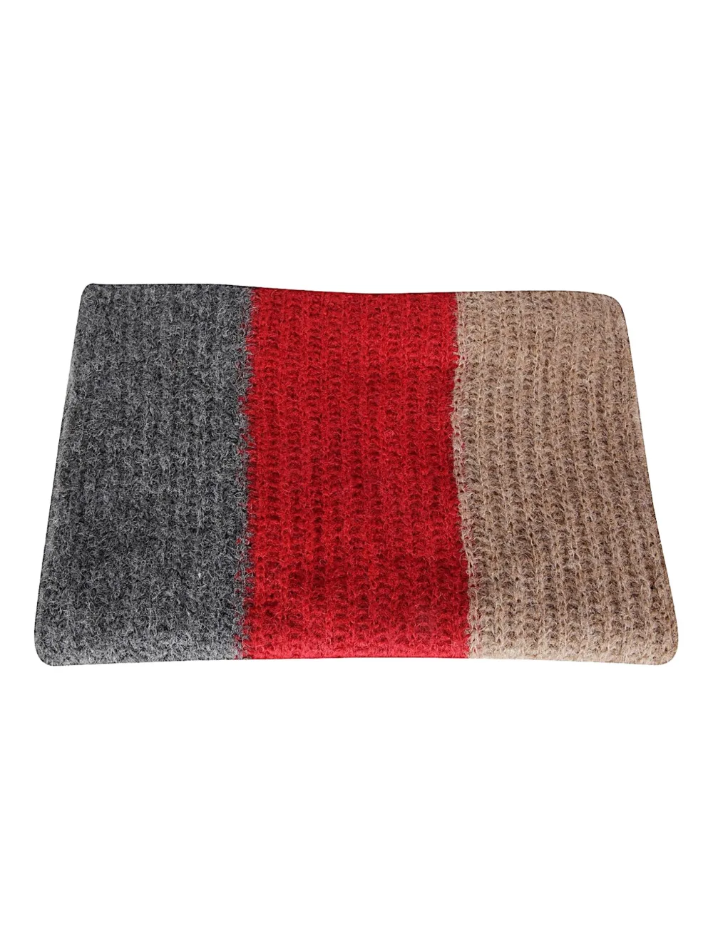 THIBAULT VAN DER STRAETE striped scarf - Grijs