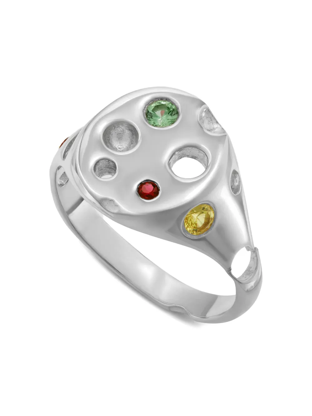 Bleue Burnham anillo de sello con abertura | Hombre | Image 2