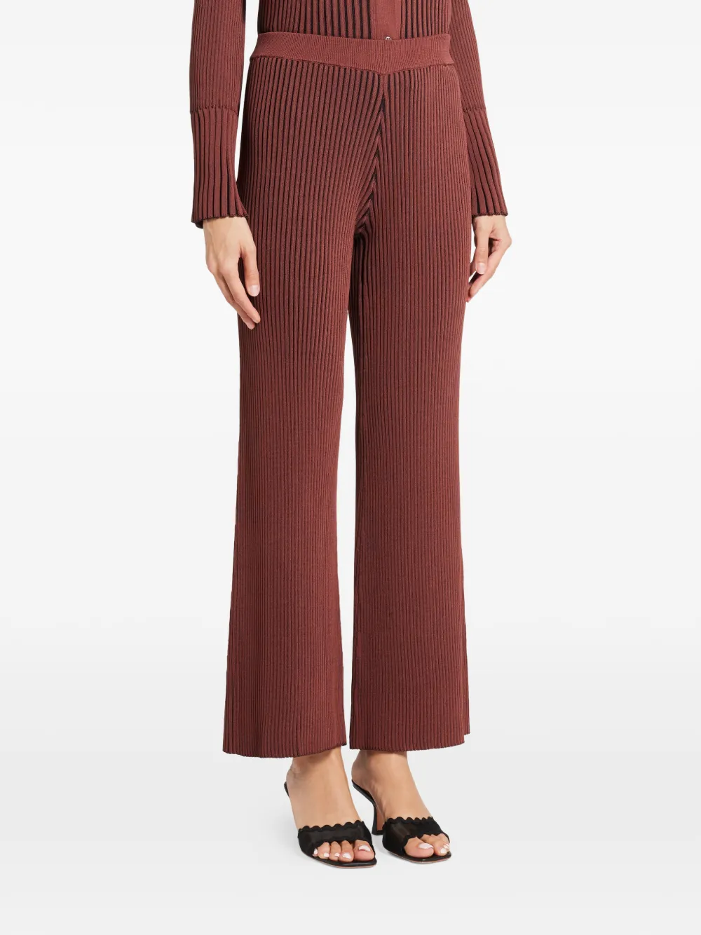Simon Miller Val ribbed trousers - Marrone