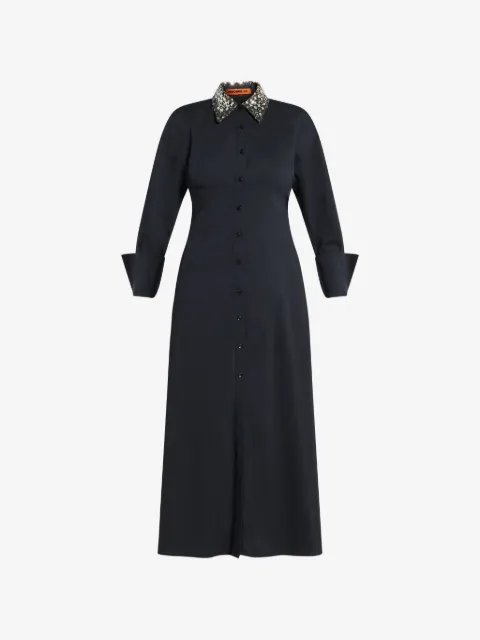 Simon Miller embellished open-back midi dress