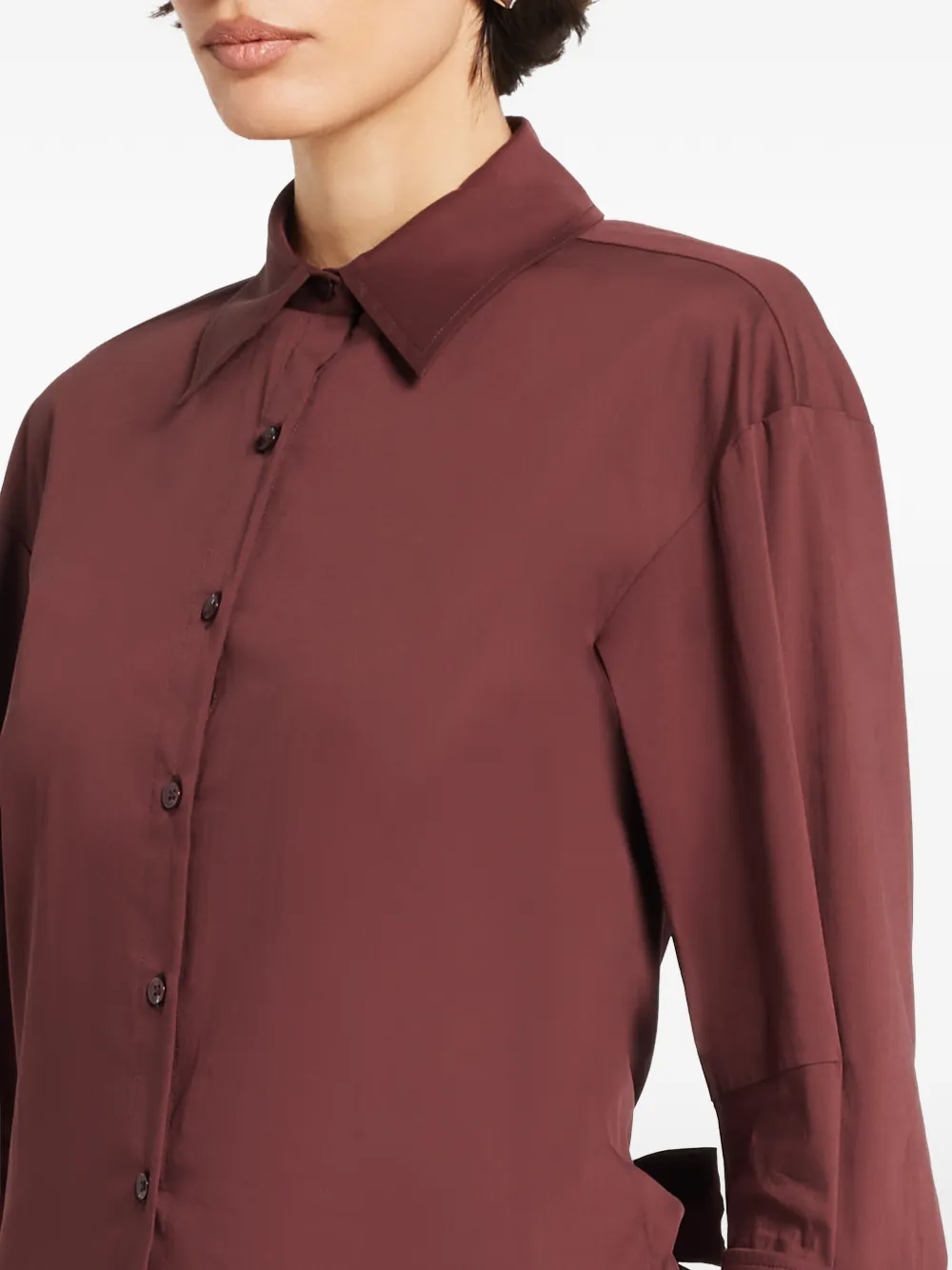 Simon Miller Blouse met gestrikte rug Bruin