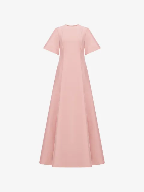 Bernadette Madeline flared short-sleeve maxi dress