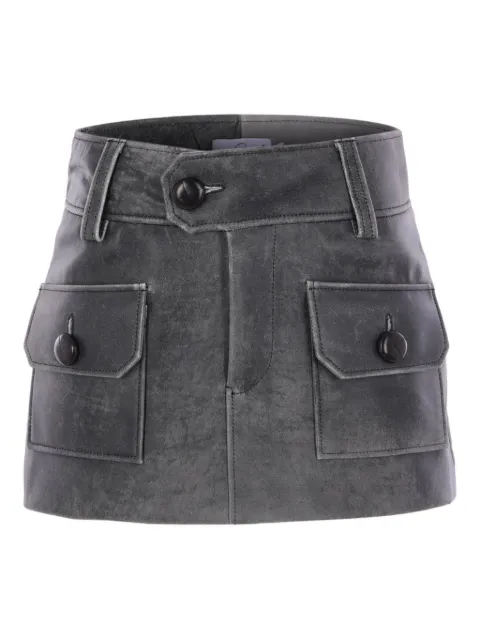 Vaquera pocket button mini skirt