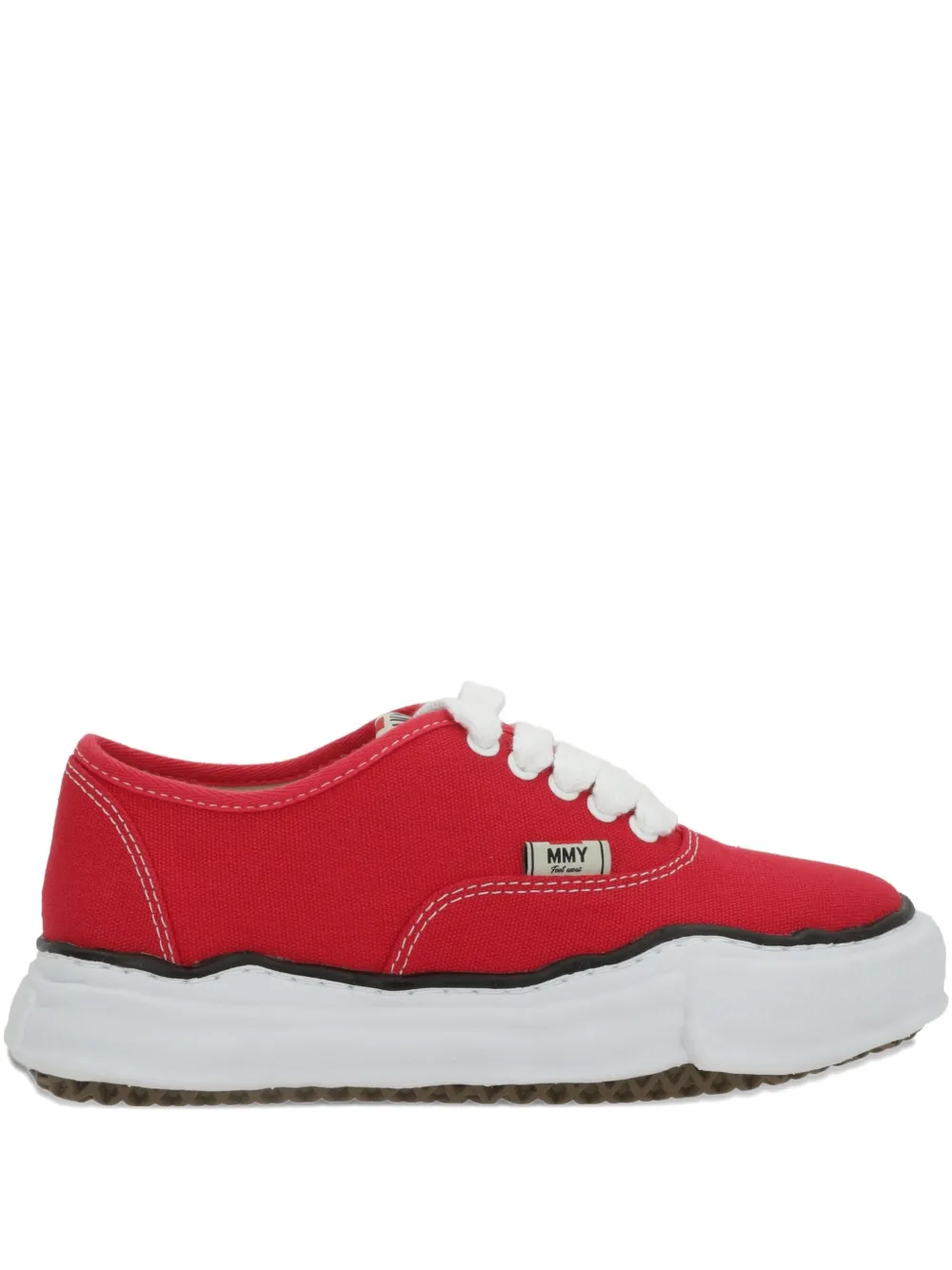 Miharayasuhiro Baker Cotton Sneakers In Red