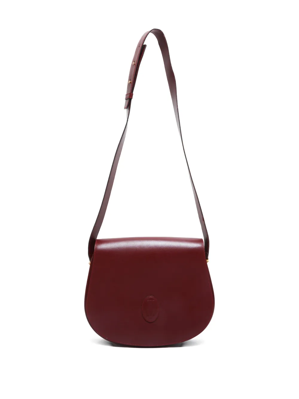 Pre-owned Cartier 1990-2000s Must De Shoulder Bag In Red