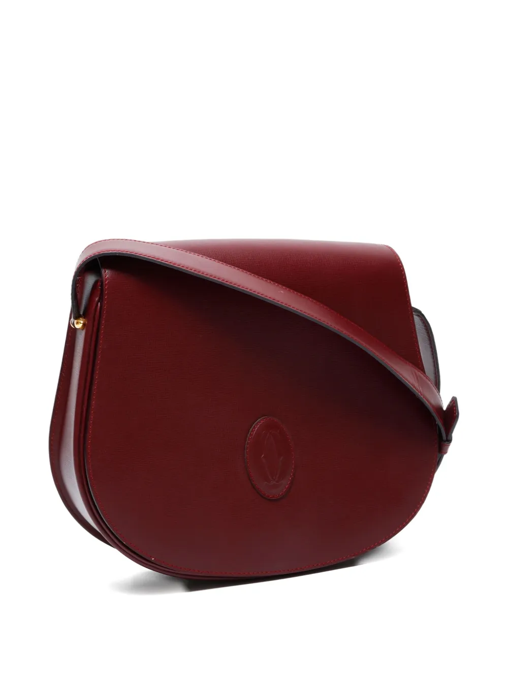 Pre-owned Cartier 1990-2000s Must De Shoulder Bag In Red