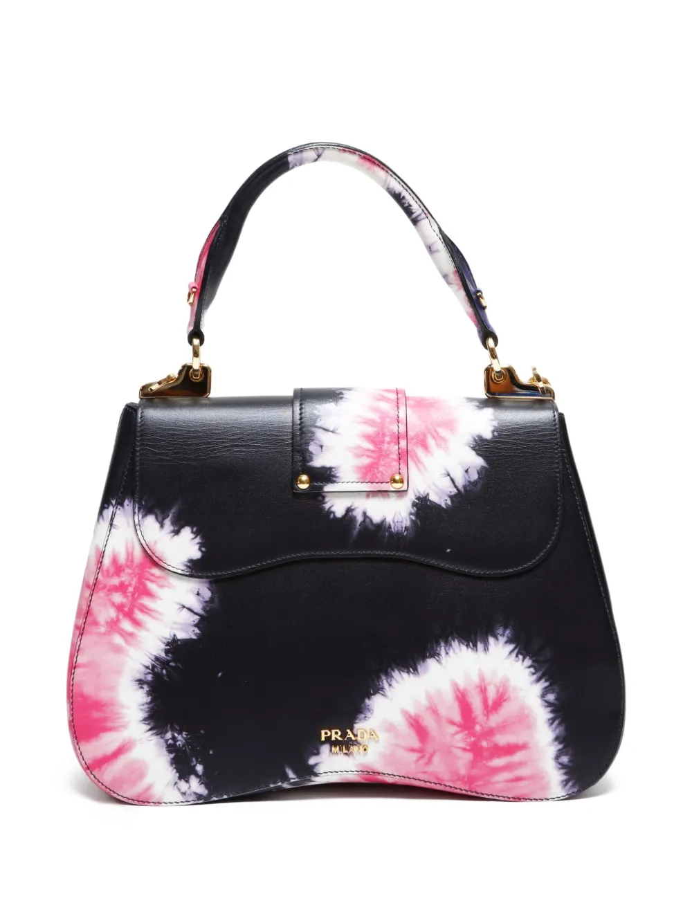 Prada Pre-Owned sac à main en cuir à motif tie dye (années 2010-2025) | Image 2