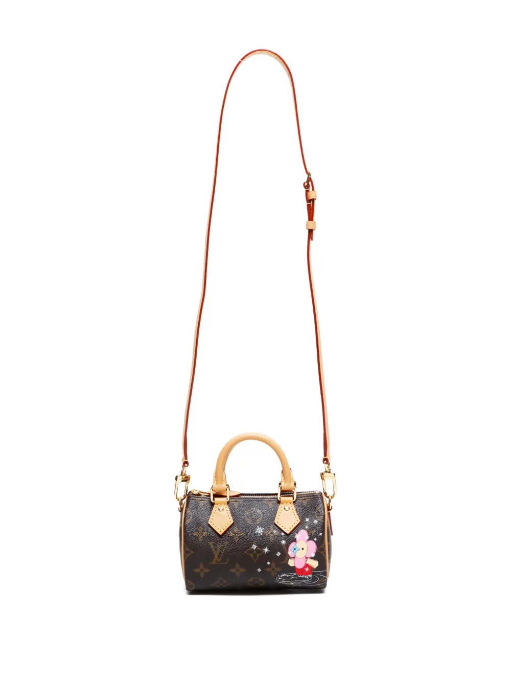 Pre-owned Louis Vuitton 2023 Vivienne Nano Speedy Monogram Handbag In Brown
