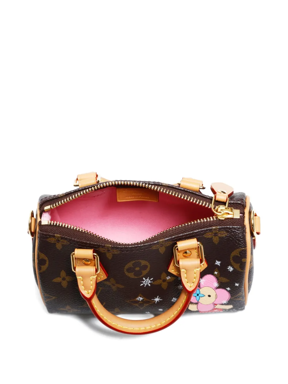 Pre-owned Louis Vuitton 2023 Vivienne Nano Speedy Monogram Handbag In Brown
