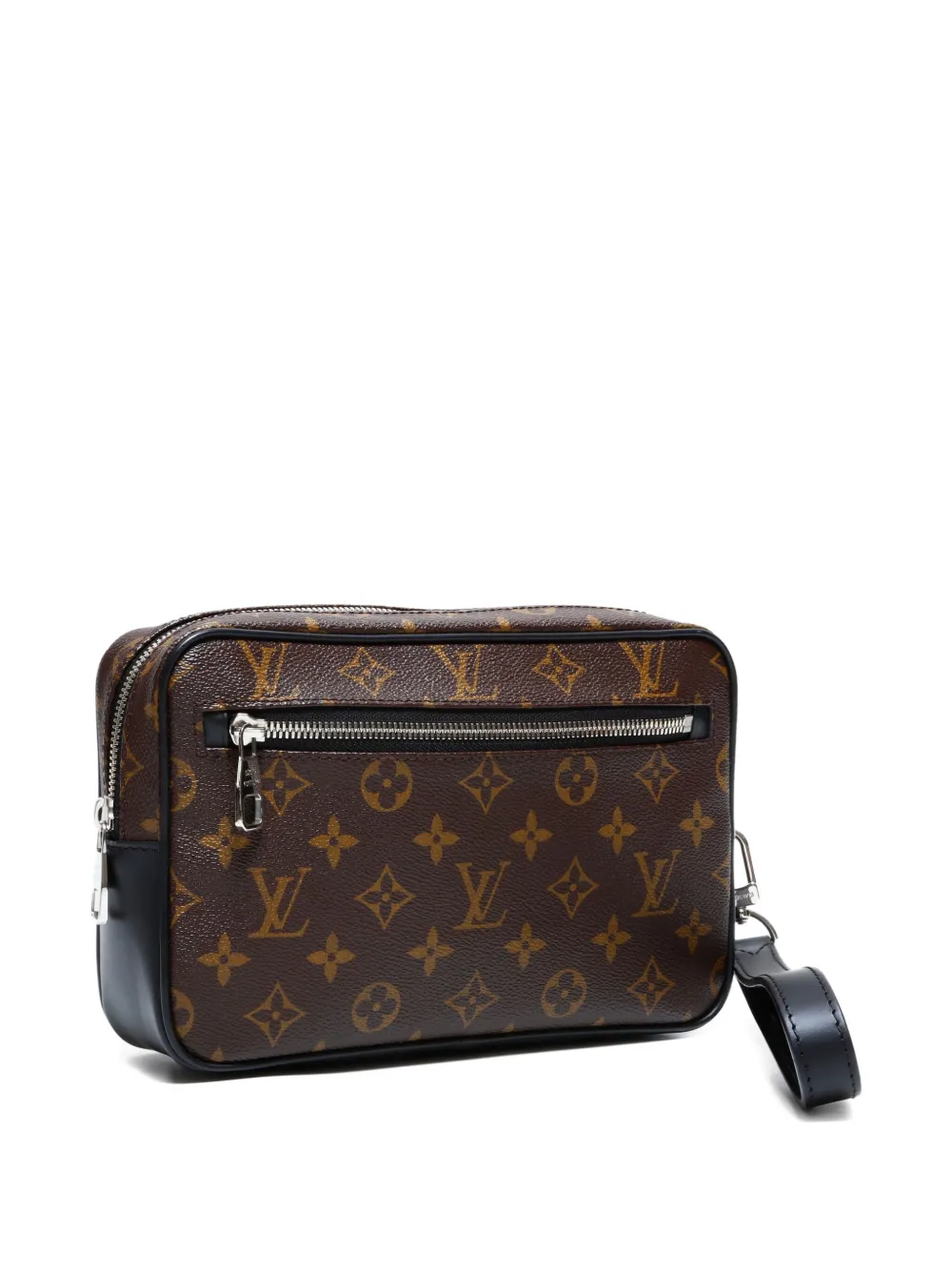 Pre-owned Louis Vuitton 2018 Kasai Monogram Clutch Bag In Brown