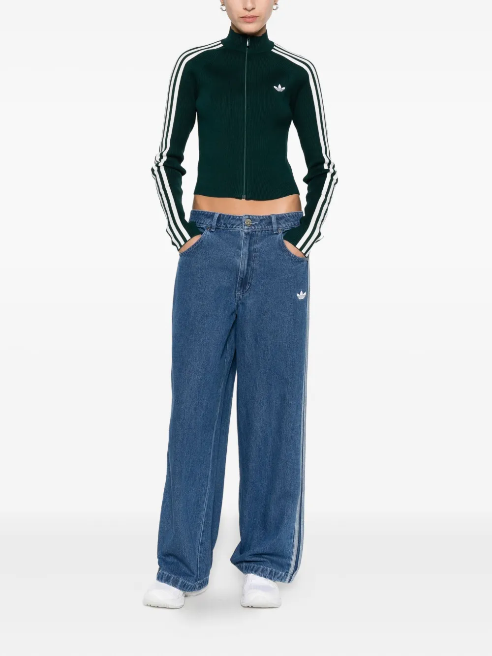 Adidas Originals Original Firebird jeans - Blauw