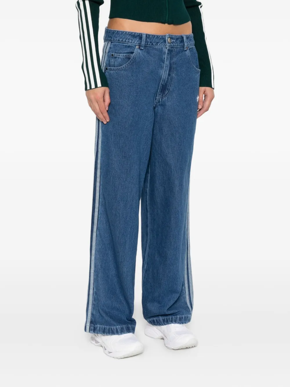 Adidas Originals Originals Firebird Jeans In Blue