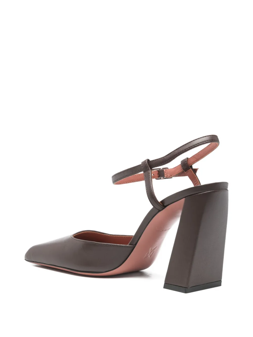 Amina Muaddi Charlotte pumps Bruin