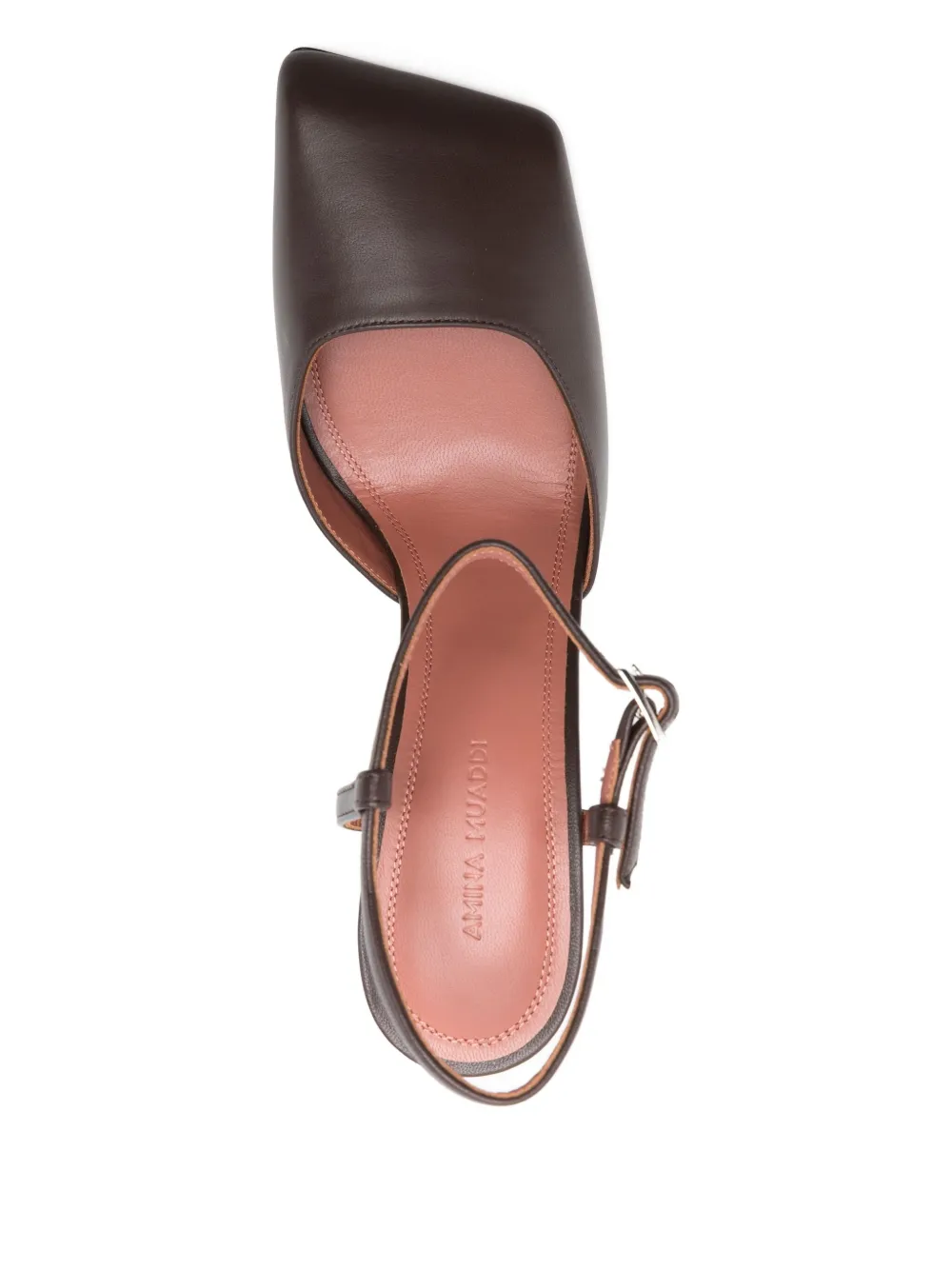 Amina Muaddi Charlotte pumps Bruin