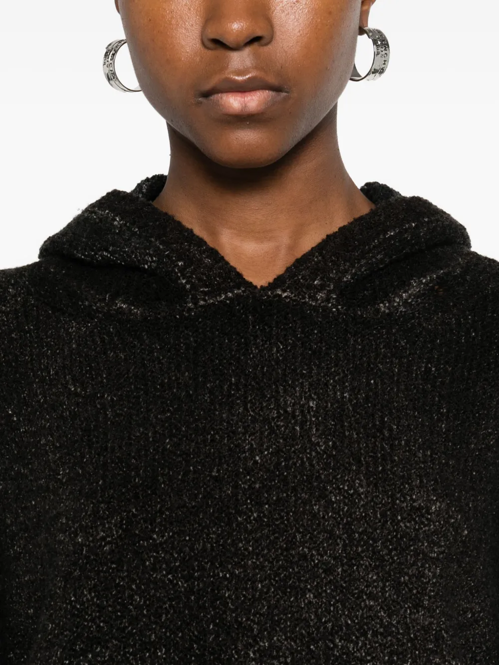 Avant Toi Trui met capuchon Zwart