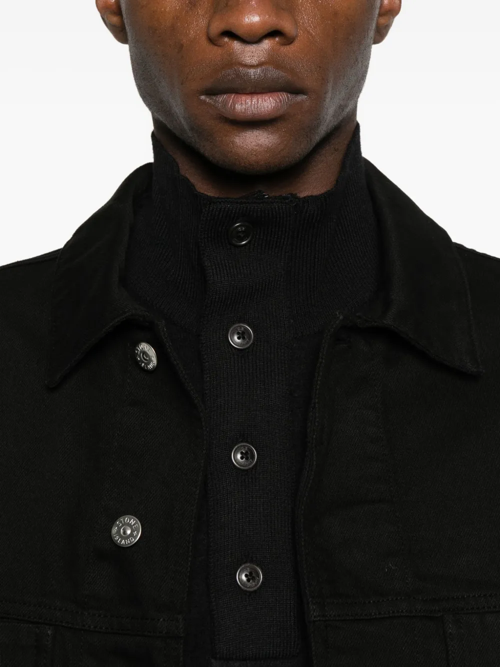 C.P. Company Poloshirt met logopatch Zwart