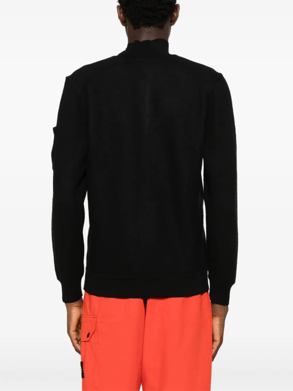 C.P. Company Poloshirt met logopatch Zwart