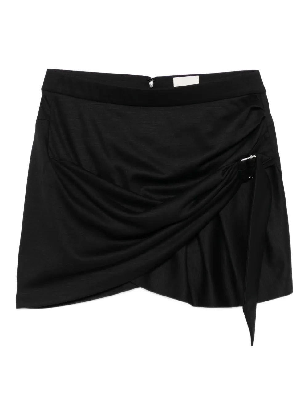ISABEL MARANT jupe en laine à design drapé | noir | Image 1