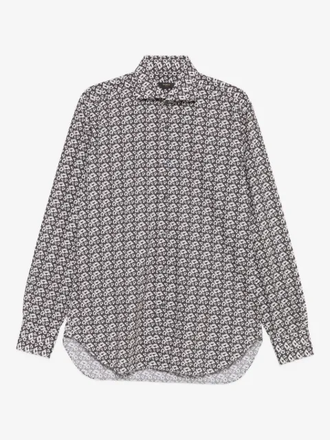 Barba camisa con estampado floral