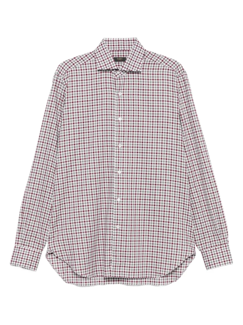 Barba camisa con cuadros estampados | rojo | Image 1