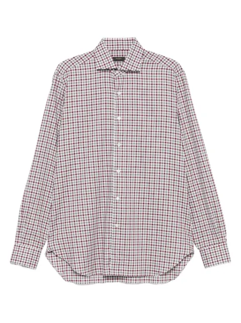 Barba checked shirt