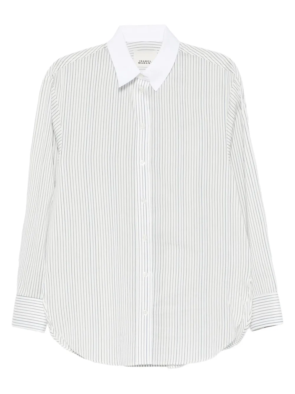 Isabel Marant Striped Shirt In White