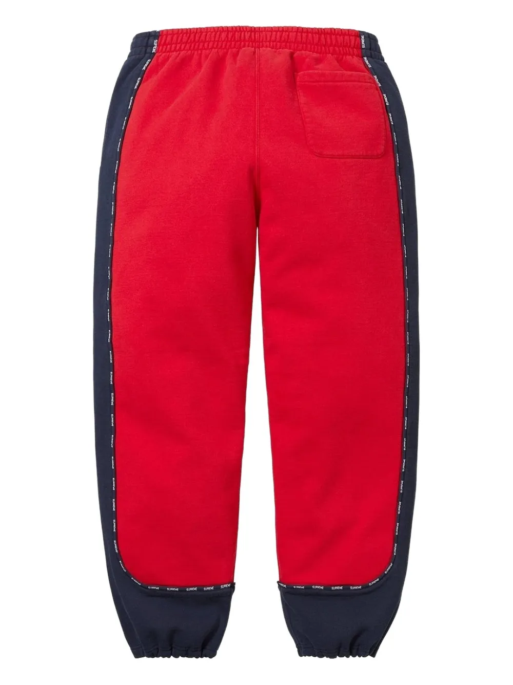 Supreme elastic-waistband track pants - Rood