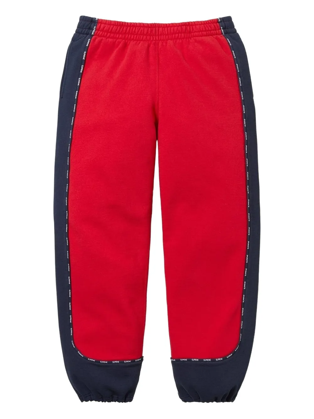 Supreme elastic-waistband track pants | Red | Image 1