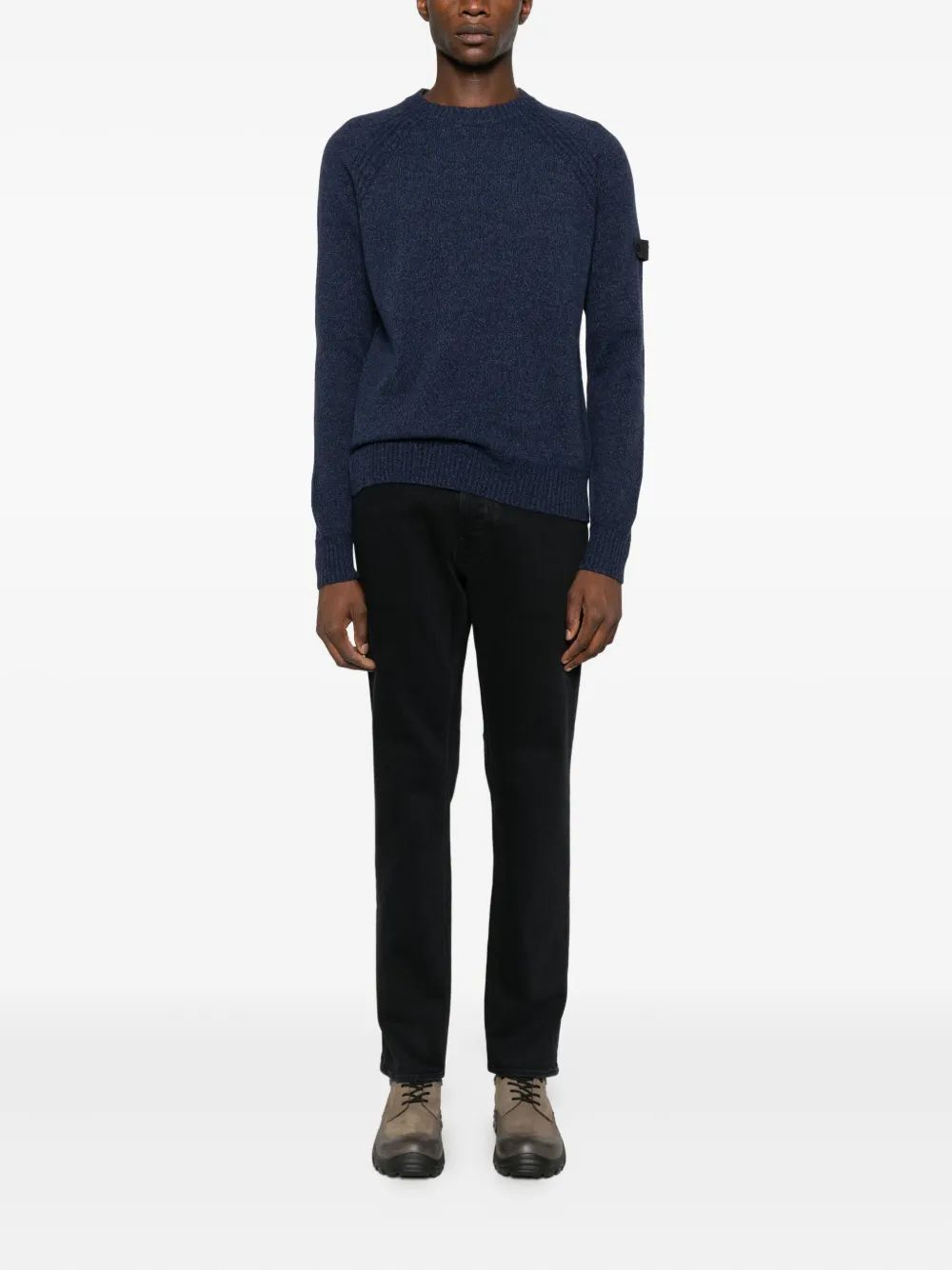 Peuterey raglan-sleeve sweater - Blauw
